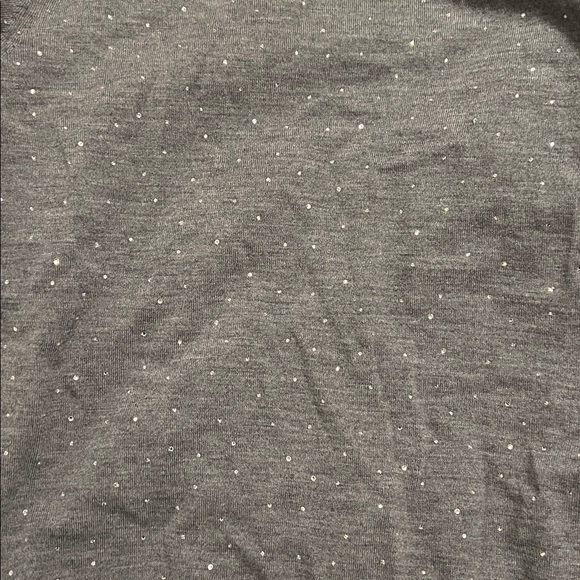 Maje Wool Short Sleeve Top With Rhinestones - Picture 7 of 8